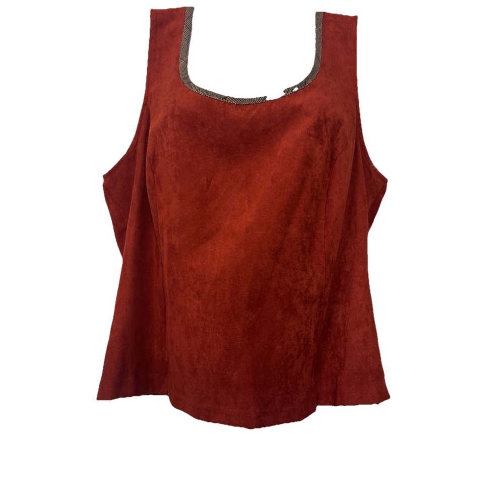 Women's Perception's New‎ York Tank Size 10 Petite Soft Zipper | Slit Sides